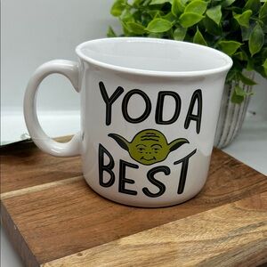 STAR  WARS MUG “YODA BEST” CERAMIC 18 Oz. NWT  THE CHILD
